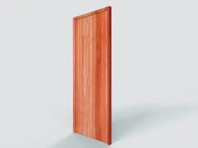 Wooden Door 3D model 8
