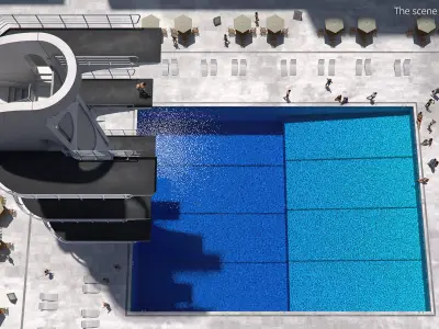  Fort Lauderdale Aquatic Center Diving Platform 