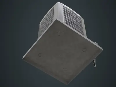 Air Conditioner 3A Low-poly 3D model
