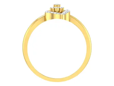 Women Ring  Render 3dm STL OBJ FBX Details 3D print model 282