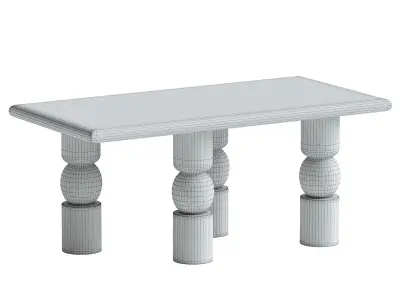 Crews Single Coffee Table 3D model