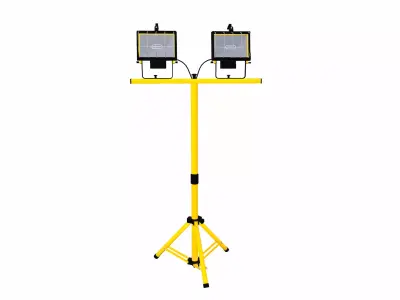 Halogen Light Low-poly 3D model