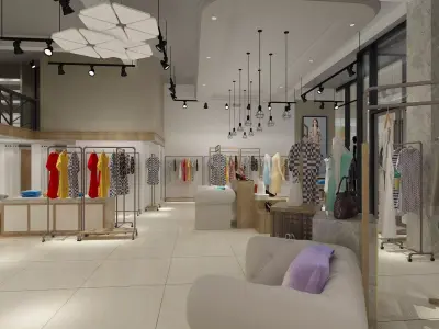 Clothing Store 06 3D model