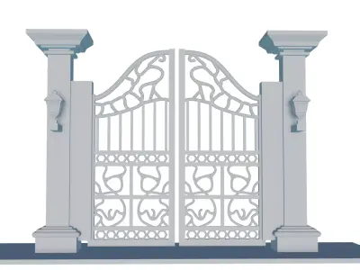 Sculpted Dimensional Entryway 3D print model