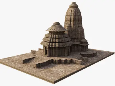 Konark Sun temple 3D model