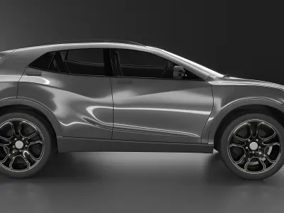 Generic electric SUV 3D model
