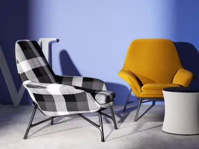 Prince Armchair 3D model