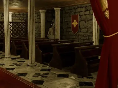 Secret Chapel Interior 3D model