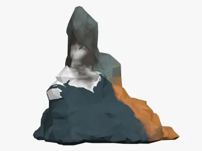 Low Poly Stone 3D model