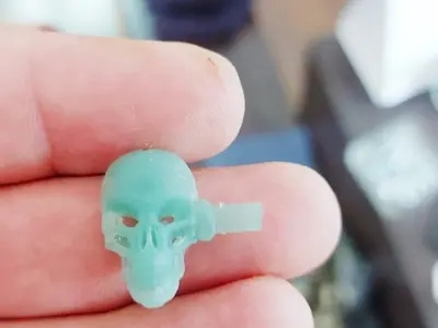 Alien Skull Bracelet SciFi Jewelry 3D Print STL OBJ 3D print model