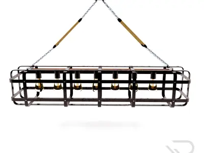 Ceiling Hanging Lamp High Poly 3D model