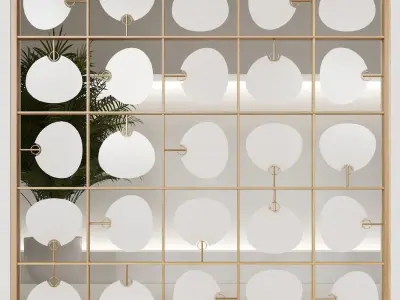 Fan partition 3D model