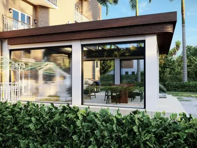 Veranda terrace 3D model