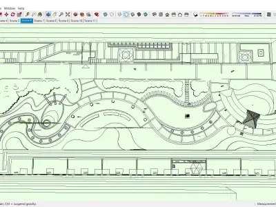 Sketchup Plaza 200 3D model