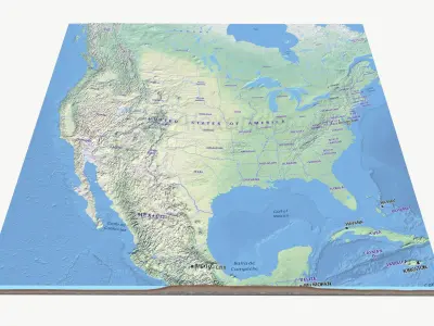  USA Premium quality topo map 