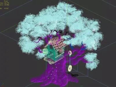 Plant - Tree House - Building 04 3D model