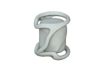 SciFi Shape Object Low Poly 41 Low-poly 3D model