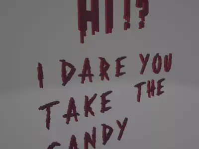 Spooky Candy Wall Art 3D print model