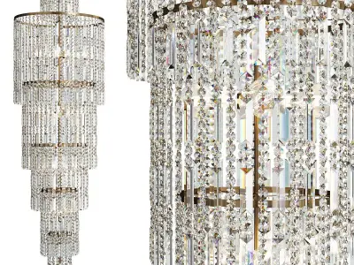Chandelier Niagara Low-poly 3D model