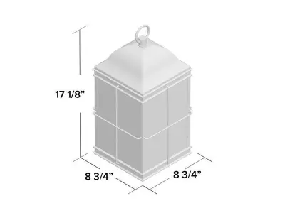 Dallas Wall Light 3D model