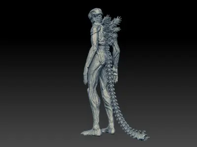 Godzilla 2016 Fifth Form  3D print model 3D model