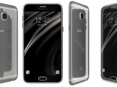 Samsung Galaxy C5 Gray 3D model