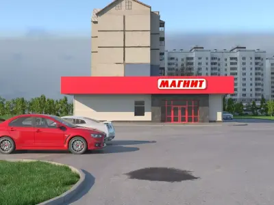 Shopping center  3D model