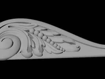 dekor ornate carving 3D model
