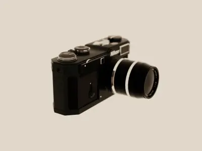 Camera 3D model