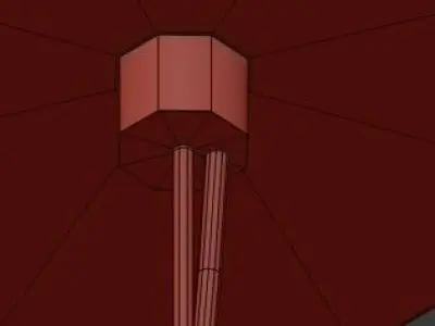 Untitled triangular pendant light 3D model