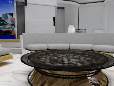 Modular SCI-FI Interior Serie B Rest Room 3D model