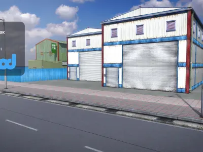 Old Factory 3D model purchase