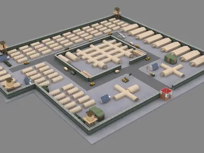  Military Base Security Area 