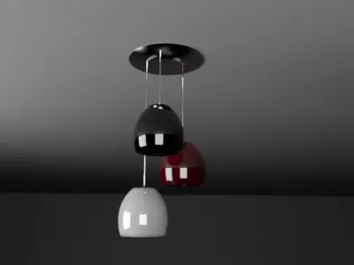 Chandelier pendant lamp 3D model