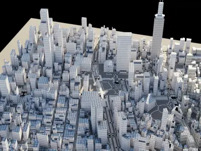 Sendai Japan 3D model