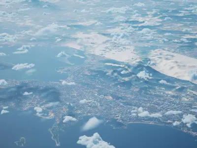 Weihai China City Landscape 3D Model 3D model