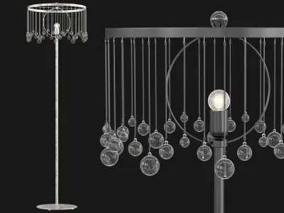 Aubrey Floor Lamp 3D model