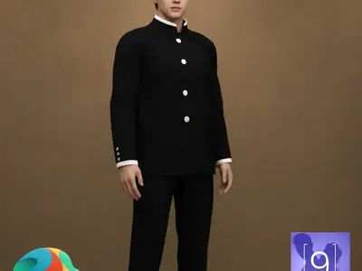 Gakuran-Uniform for Genesis 9