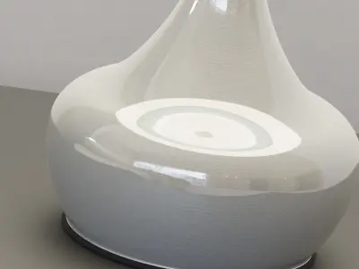 Table Lamp BODHI THOMAS NICKEL and DARK GREY Free 3D model