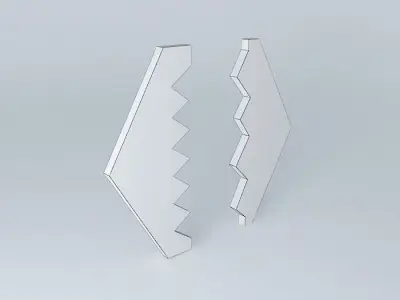 Giant Hexagon Door Free 3D model