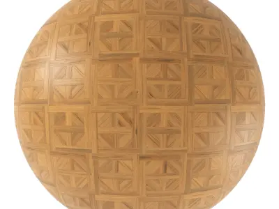 Parquet - Laminate - Wooden floor 4 in 1 3D model 28