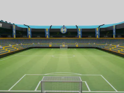 BATE Borisov Football Stadium Low-poly 3D model