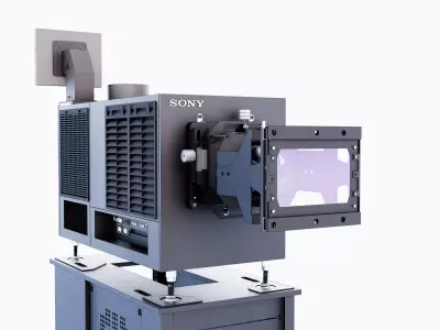 Cinema Projector Sony SRX-R515P Low-poly 3D model