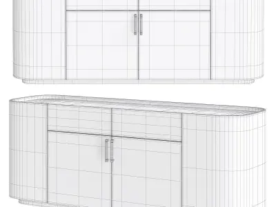 WESTMINSTER SIDEBOARD Low-poly 3D model