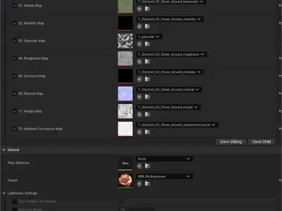 Game Ready PBR Stylized FloorAndWalls Materials Pack Texture