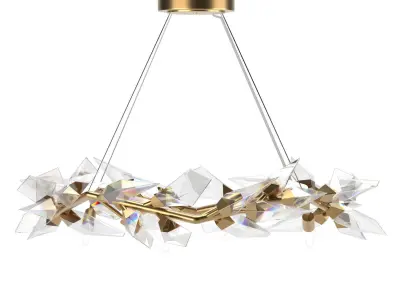 Fine Art Foret 34 inch Round Pendant 3D model