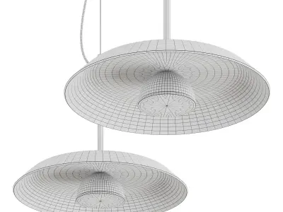 Oluce IRIDE Hanging lamp 3D model
