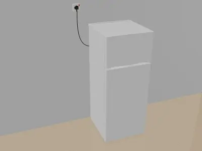 Stainless-steel sink 3D model