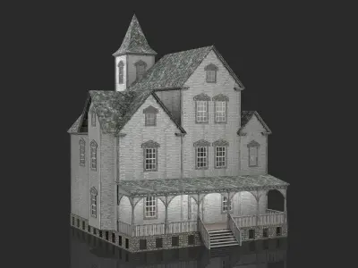 Old Abandoned House 1 3D model