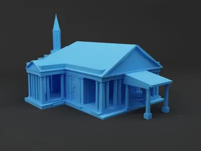 Armenian Church Singapore 3D print model